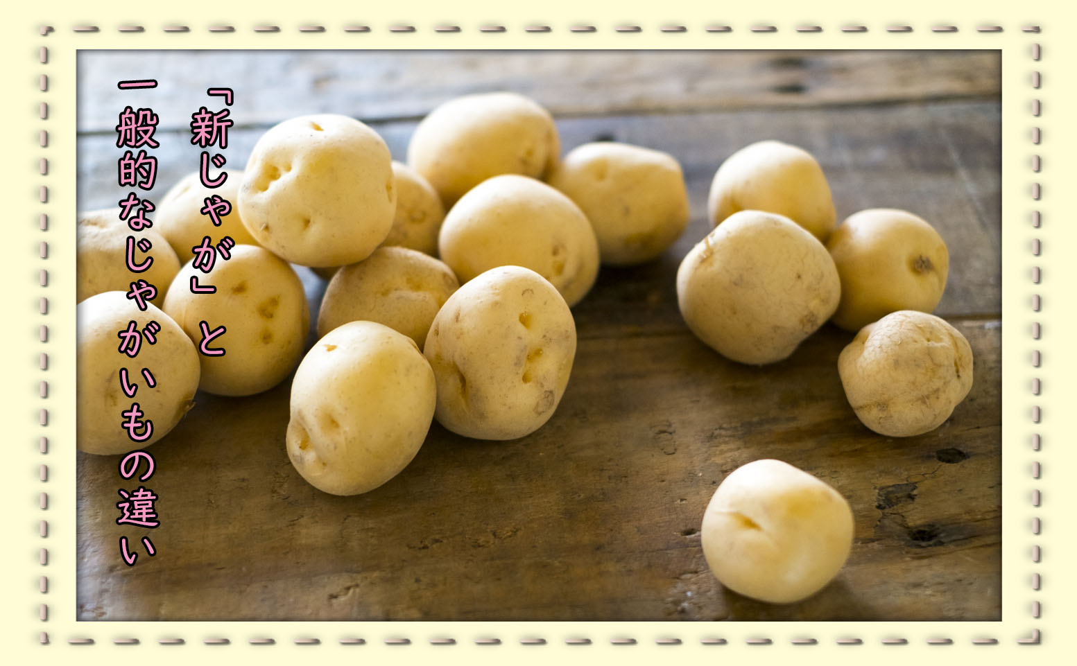 今でしか味わえない「新じゃが」を食べよう！