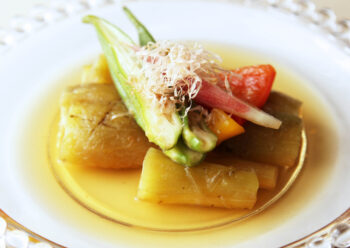 夏野菜の焼き浸しの画像