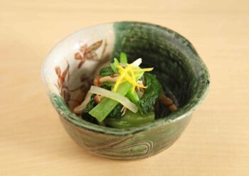 青菜のお浸しの画像