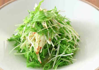 水菜のサラダの画像