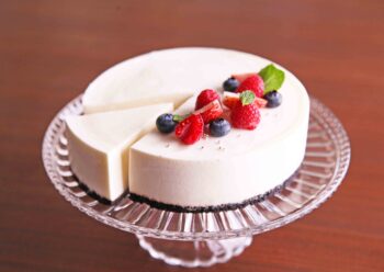 レアチーズケーキの画像