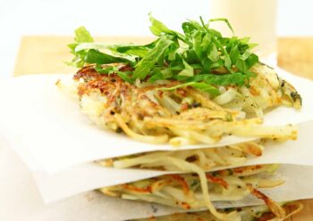 セロリとじゃが芋のガレットの画像