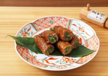 いんげんの牛肉まきの画像