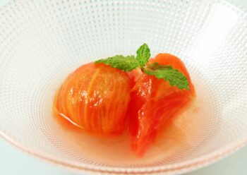 トマトのレモンシロップ漬けの画像