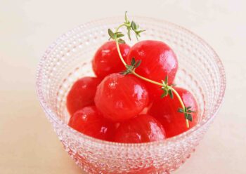 ミニトマトのはちみつ漬けの画像