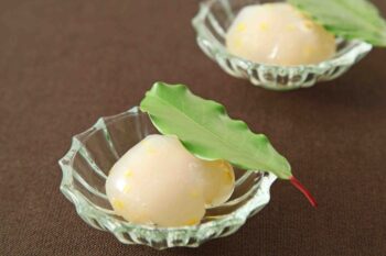 柚子の葛茶巾の画像