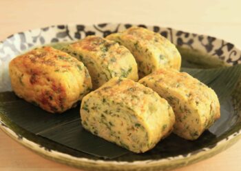 にら卵焼きの画像