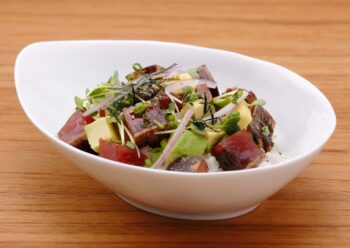 カツオのポキ丼の画像