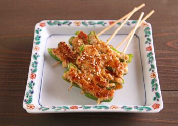 しし唐の肉詰めの画像