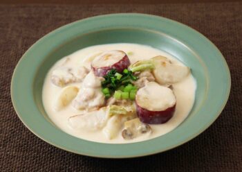 鶏肉とさつま芋の味噌クリーム煮の画像