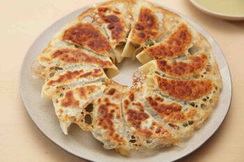 鯖とほうれん草の餃子の画像