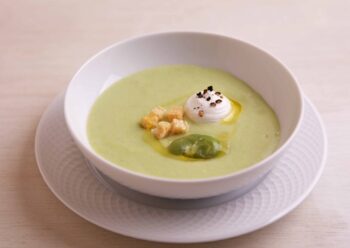 そら豆のポタージュの画像