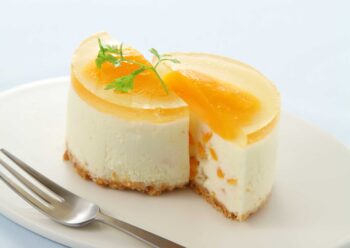 びわレアチーズケーキの画像