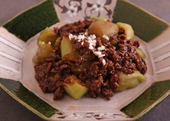 なすの麻婆あんの画像