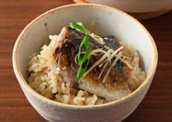 さんまの炊き込みご飯の画像