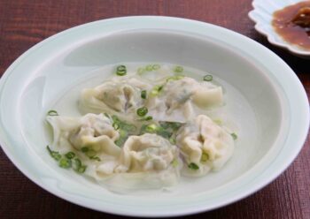 春菊入りエビワンタンの画像