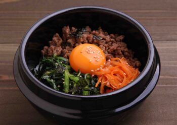 春菊ナムルのビビンパの画像