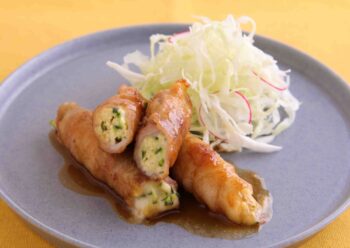 豚肉のズッキーニ巻きの画像