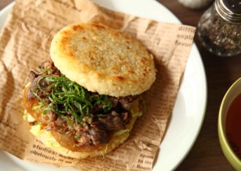 和風ライスバーガーの画像