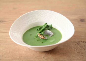 春菊とあさりのポタージュの画像