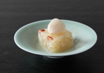 ライチの寒天ゼリーの画像