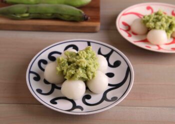 そら豆のずんだ風の画像