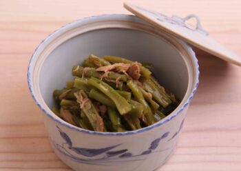 いんげんとツナの甘辛煮の画像