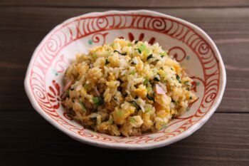 小松菜チャーハンの画像