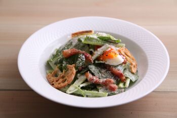 小松菜のシーザーサラダの画像